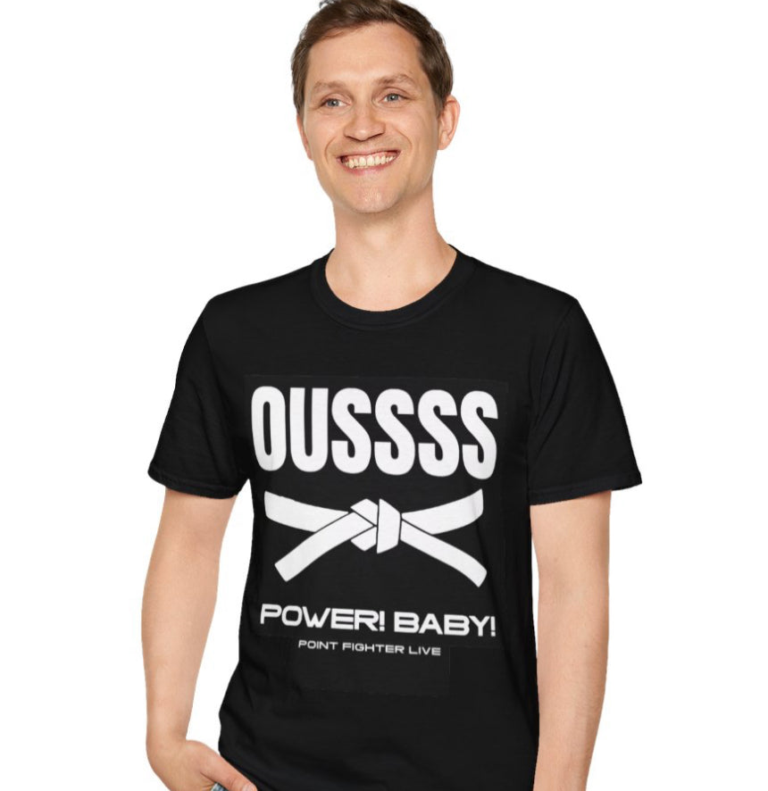 Ouss Power Baby - Work Hard, Never Up. Believe. Stay Positive T Shirt