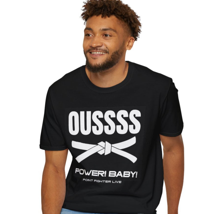 Ouss Power Baby - Work Hard, Never Up. Believe. Stay Positive T Shirt