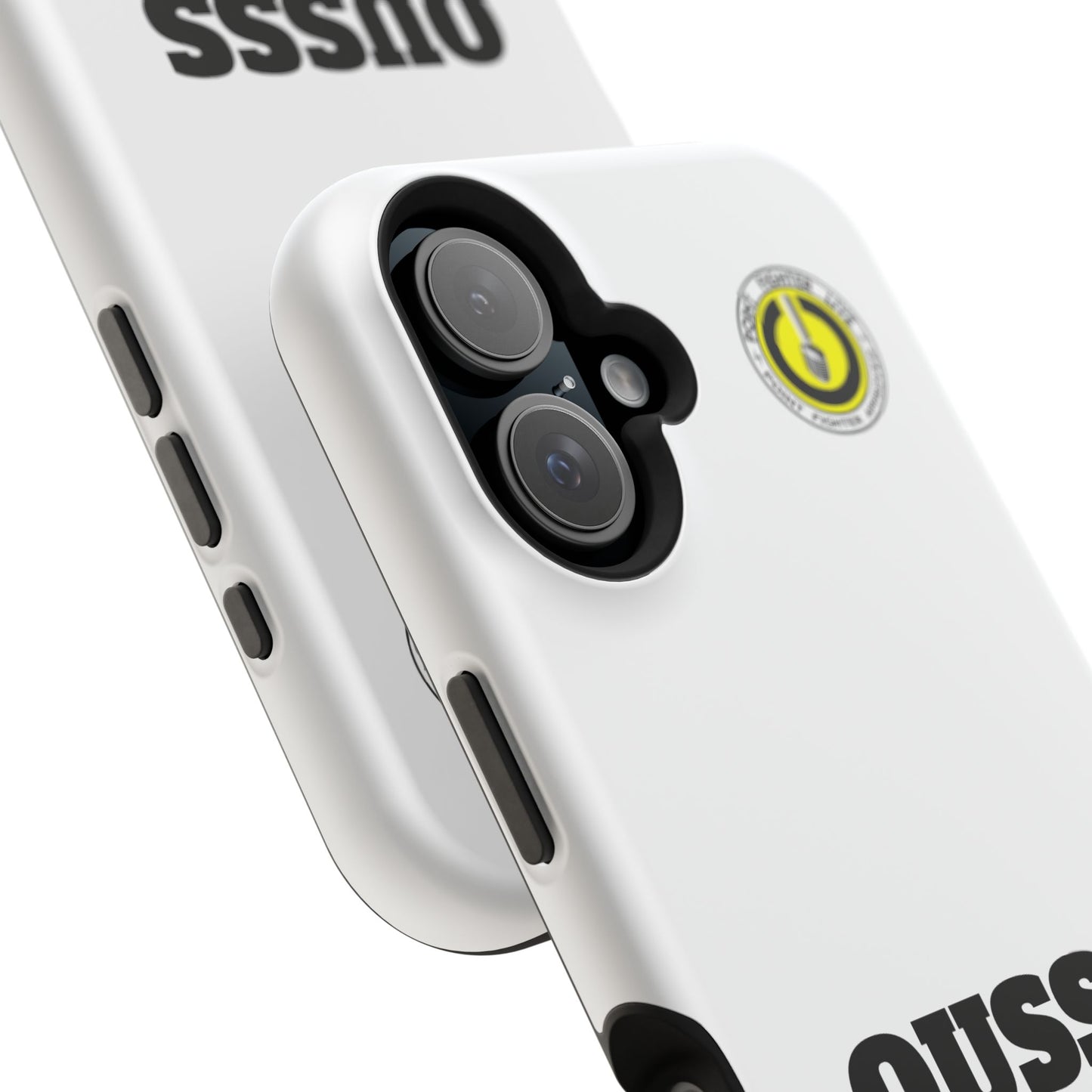 Impact-Resistant Phone Case — "OUSSS POWER BABY!" Bold Graphic
