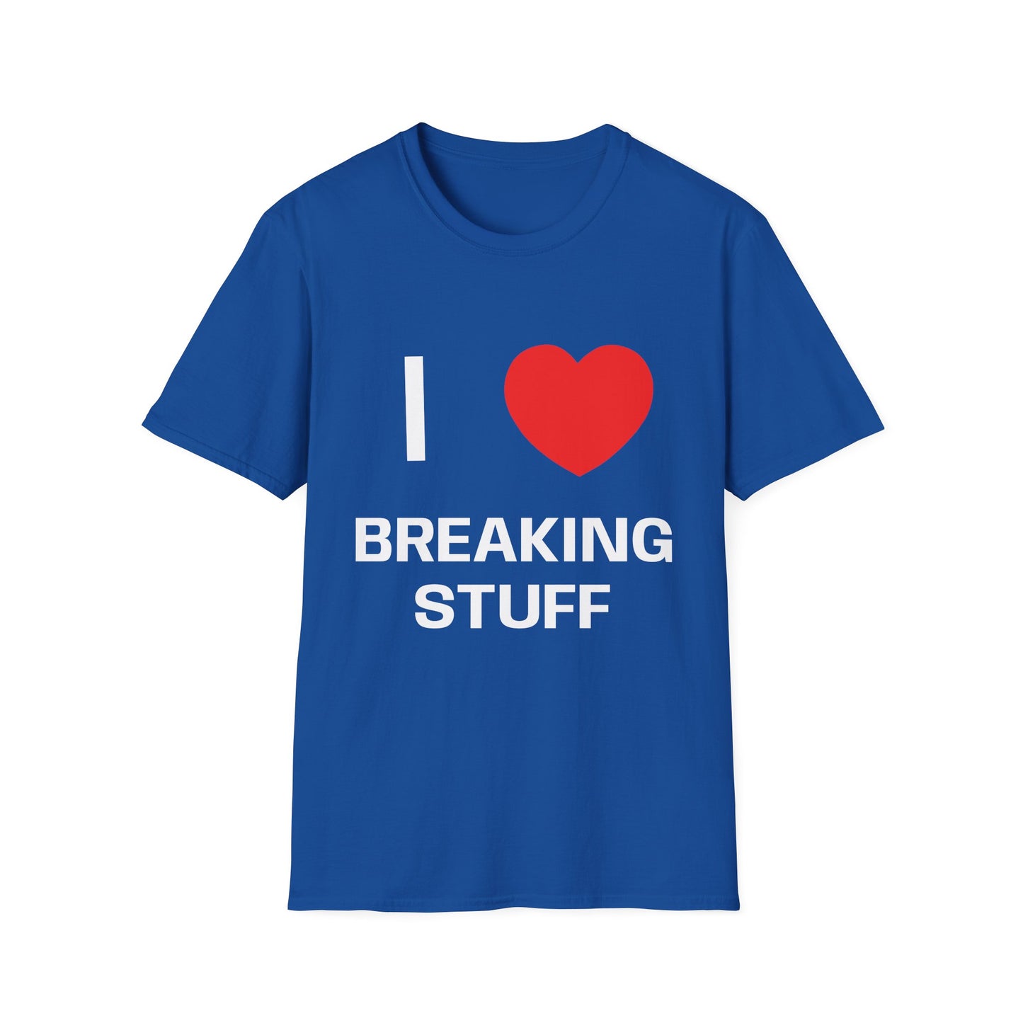 I  NY Breaking Stuff T-Shirt — Funny Urban Nostalgia Tee