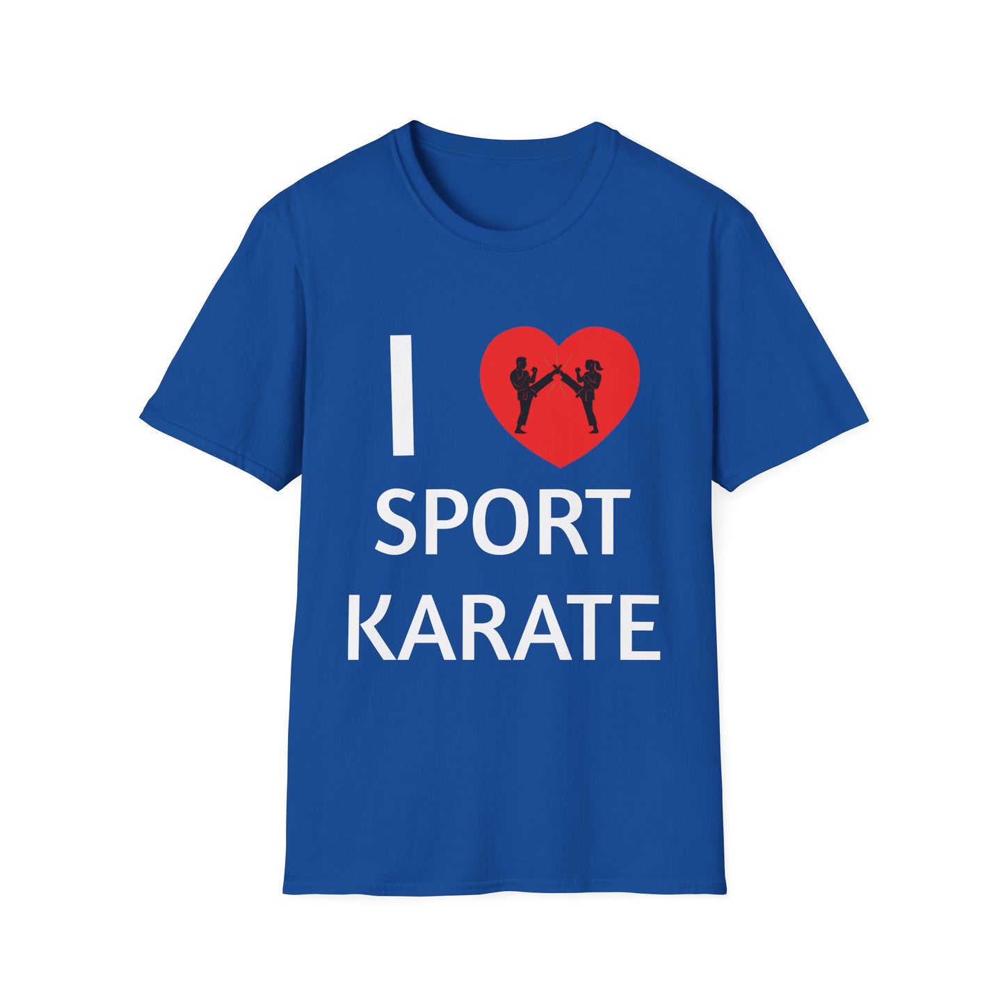 I Love Sport Karate T-Shirt — Heart Martial Arts Tee for Karate Fans