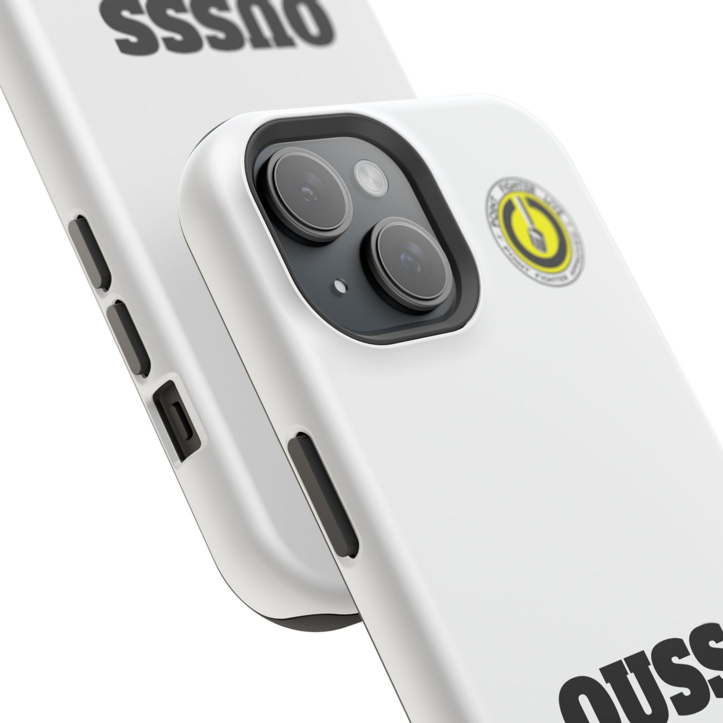 Impact-Resistant Phone Case — "OUSSS POWER BABY!" Bold Graphic