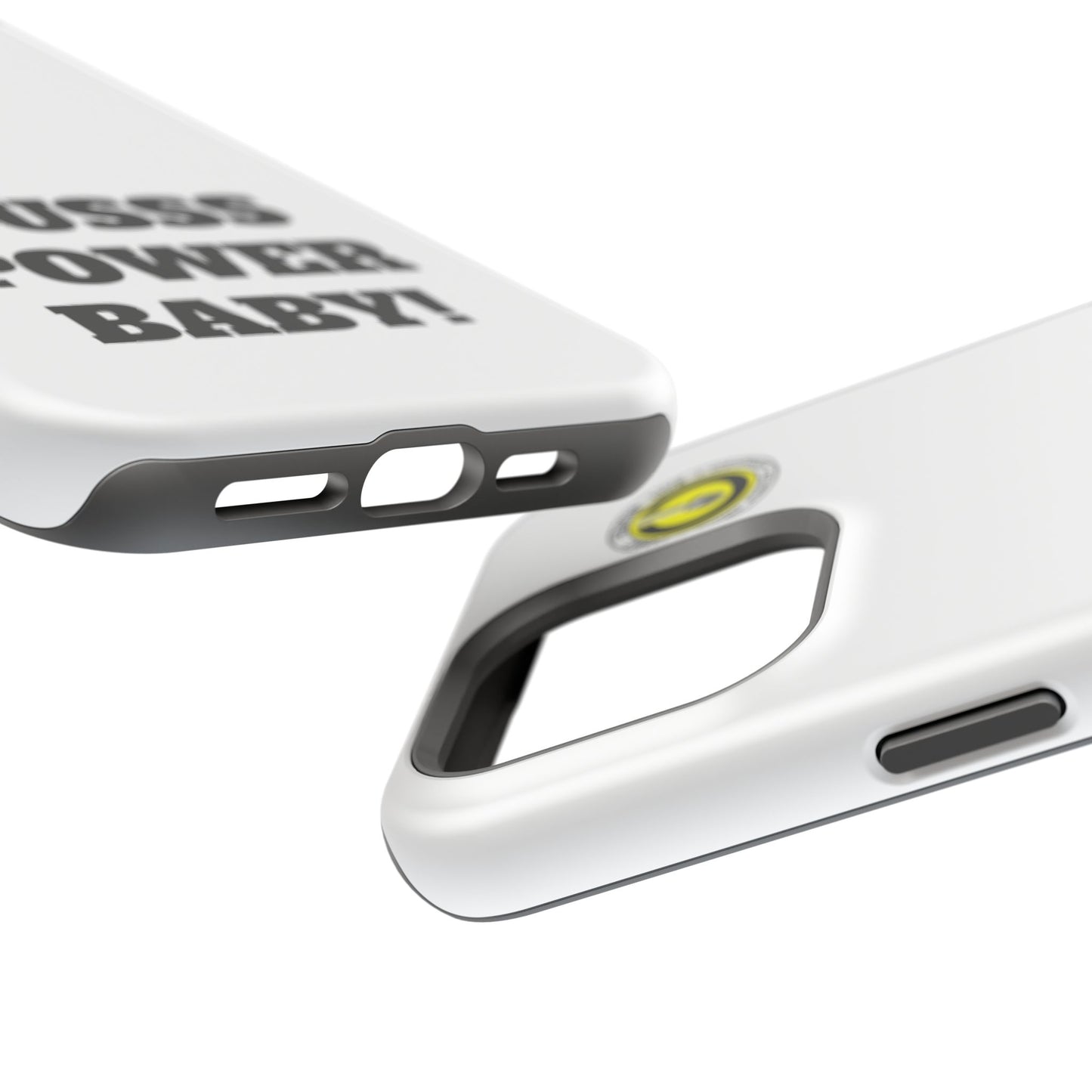 Impact-Resistant Phone Case — "OUSSS POWER BABY!" Bold Graphic