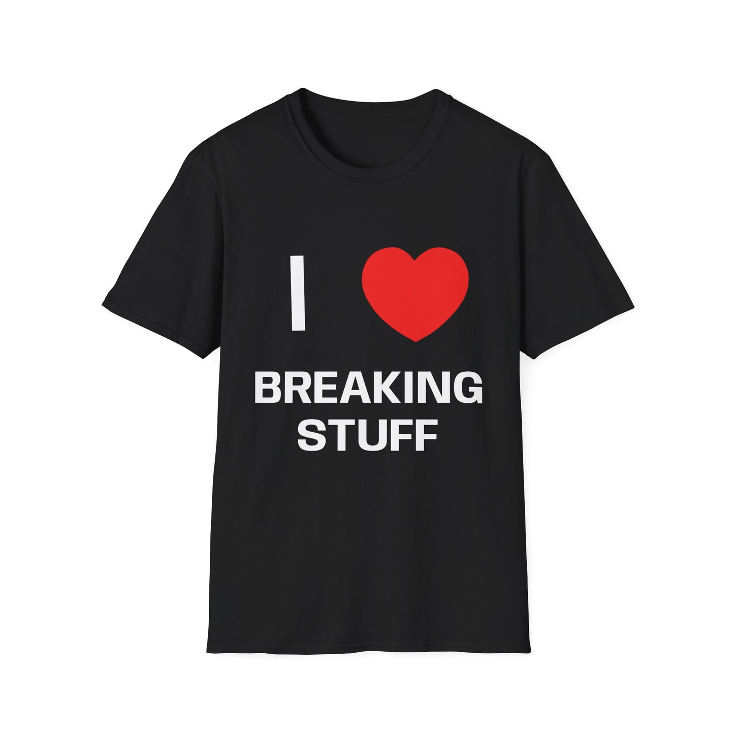 I  NY Breaking Stuff T-Shirt — Funny Urban Nostalgia Tee