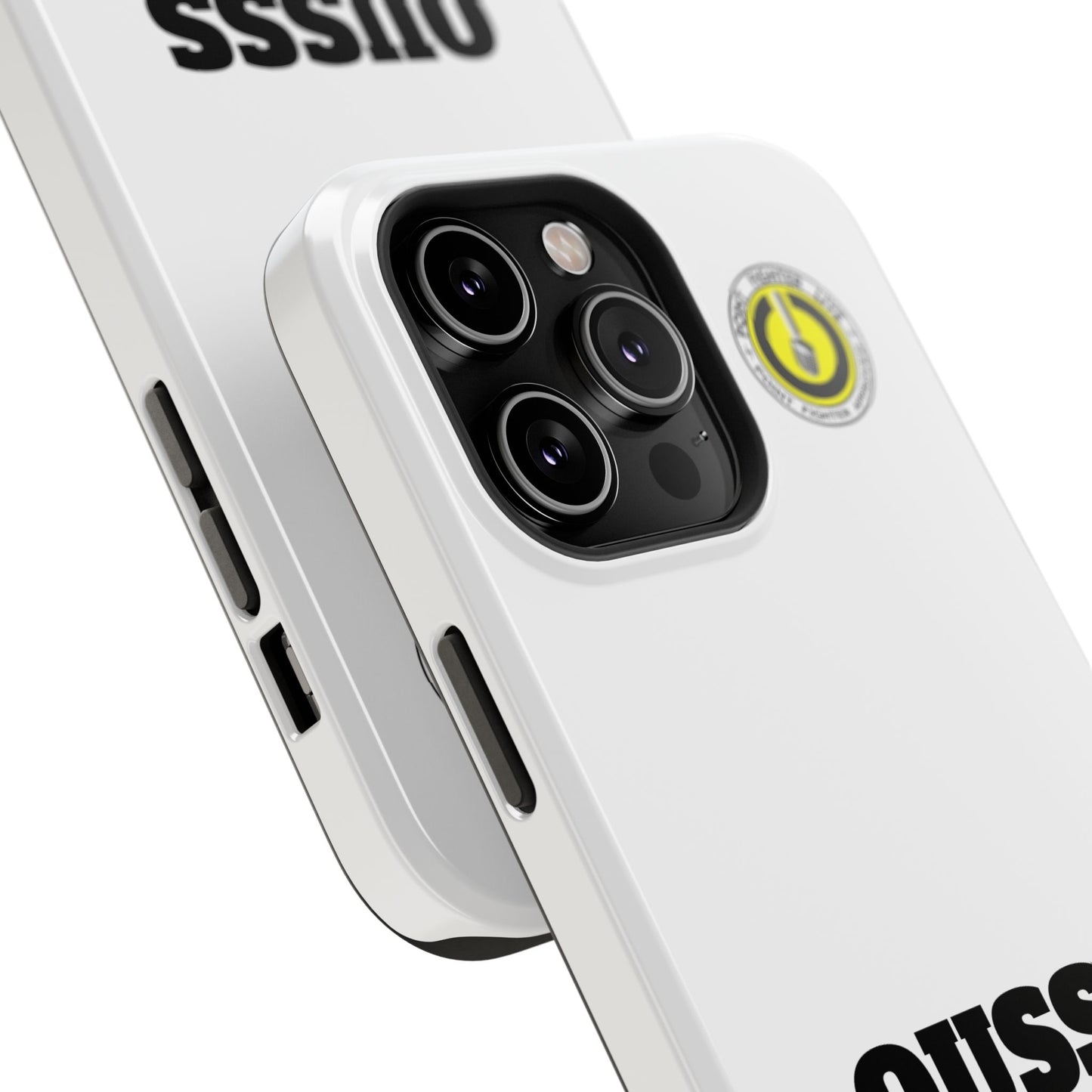Impact-Resistant Phone Case — "OUSSS POWER BABY!" Bold Graphic
