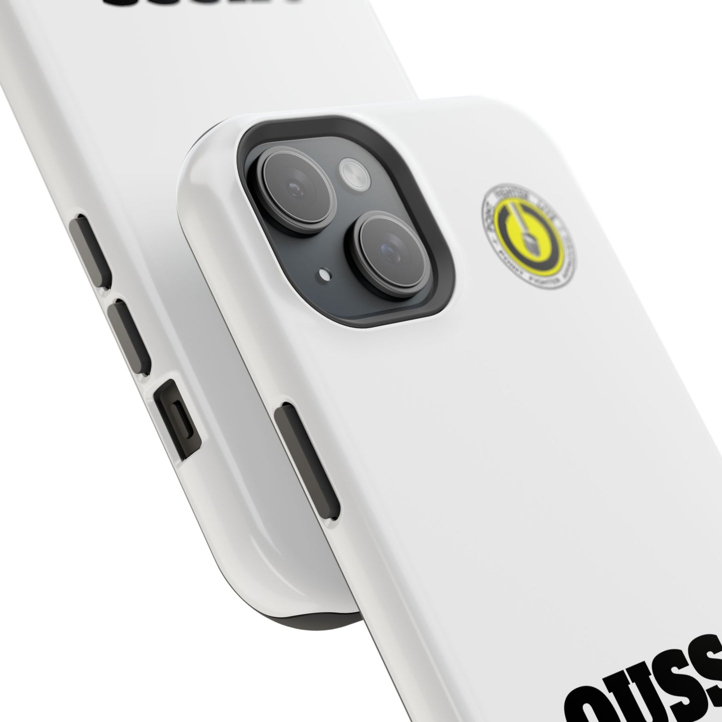 Impact-Resistant Phone Case — "OUSSS POWER BABY!" Bold Graphic