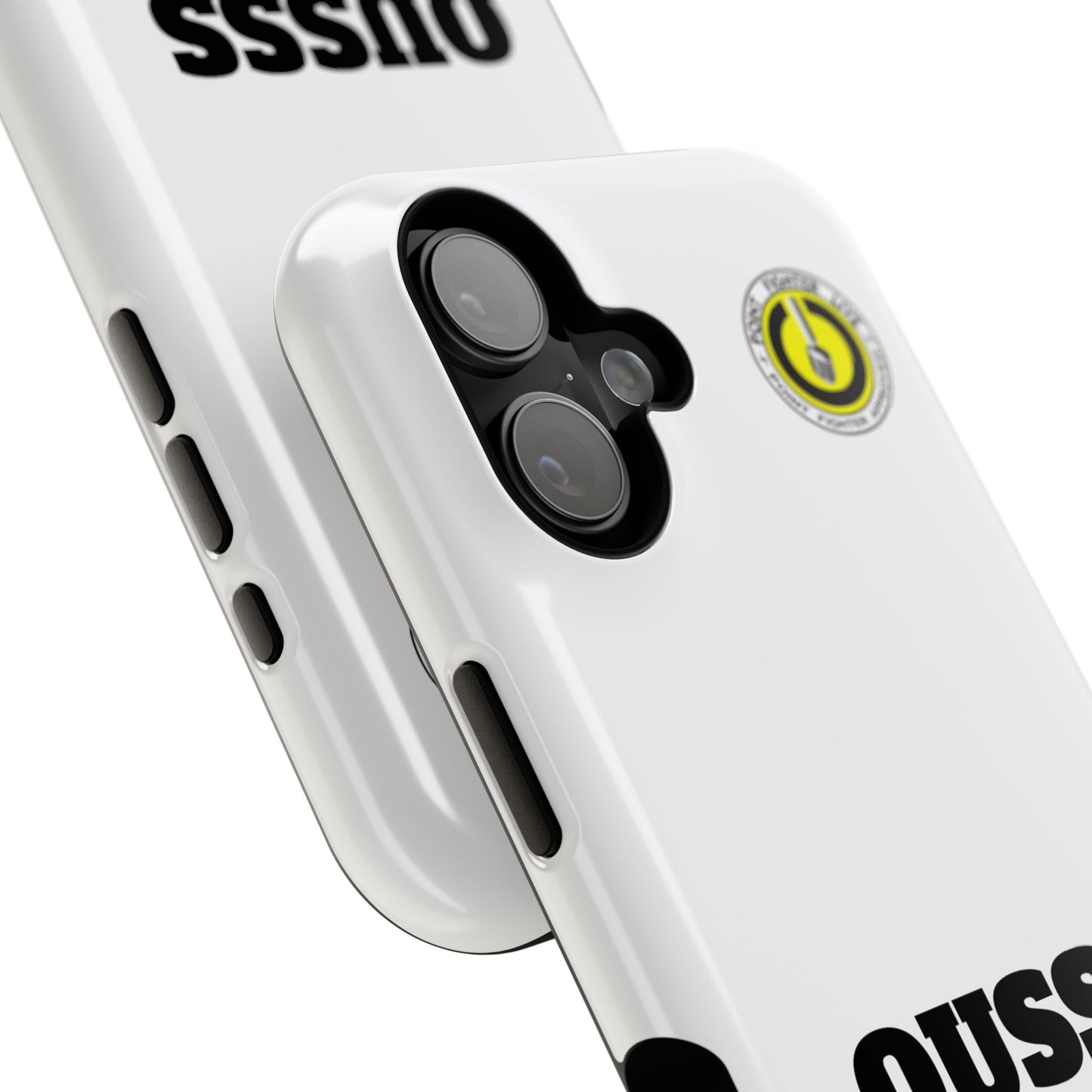 Impact-Resistant Phone Case — "OUSSS POWER BABY!" Bold Graphic