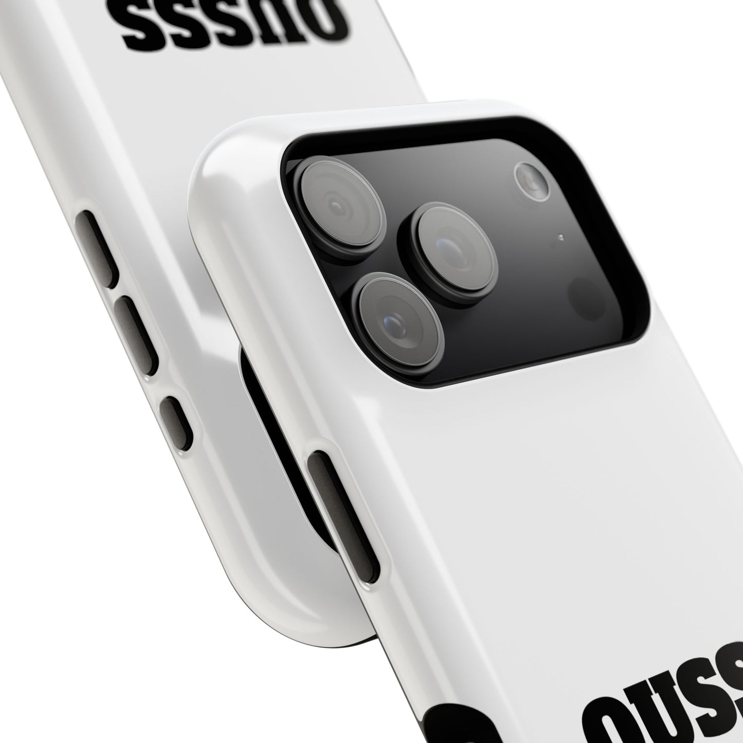 Impact-Resistant Phone Case — "OUSSS POWER BABY!" Bold Graphic