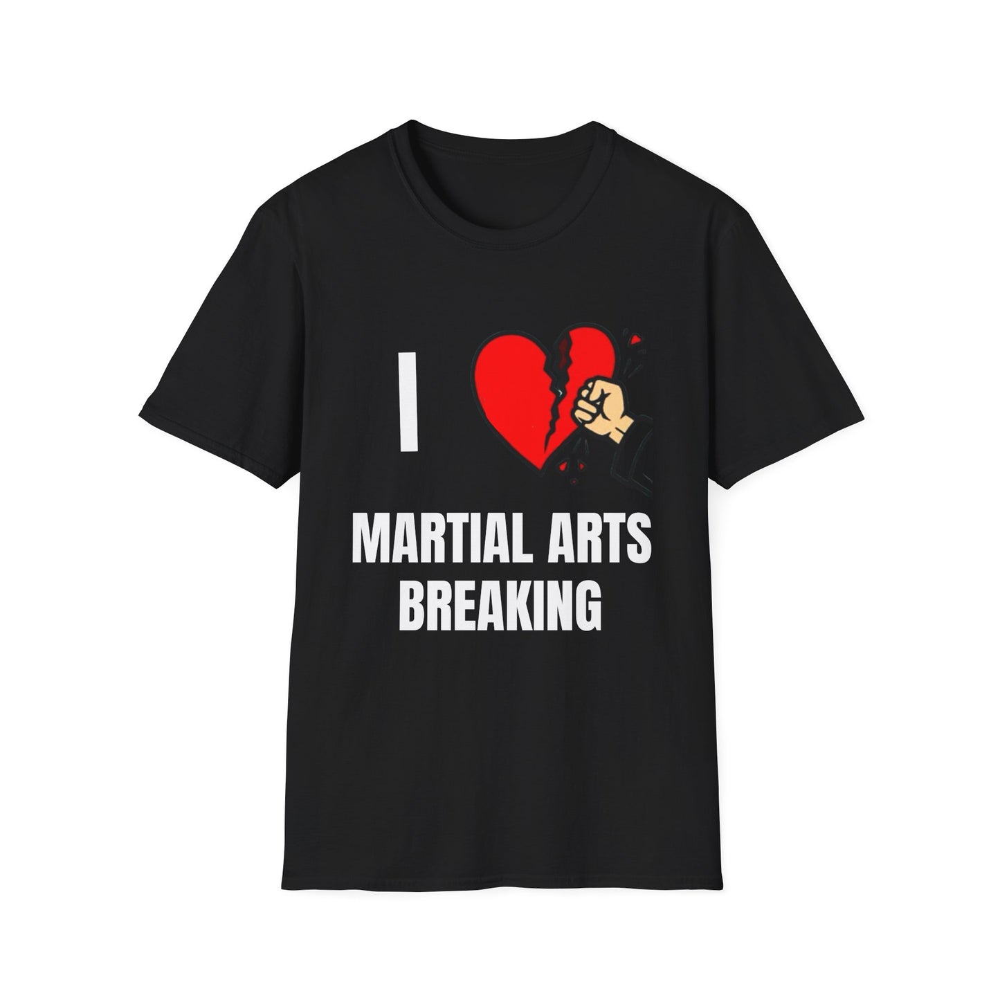 T-Shirt - Punch Through Broken Heart Graphic Tee