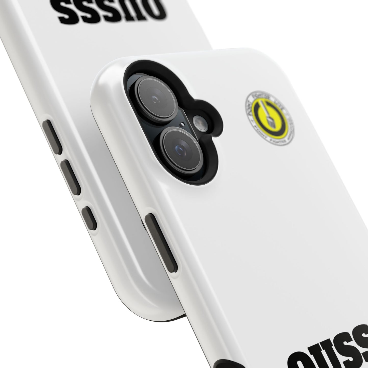 Impact-Resistant Phone Case — "OUSSS POWER BABY!" Bold Graphic