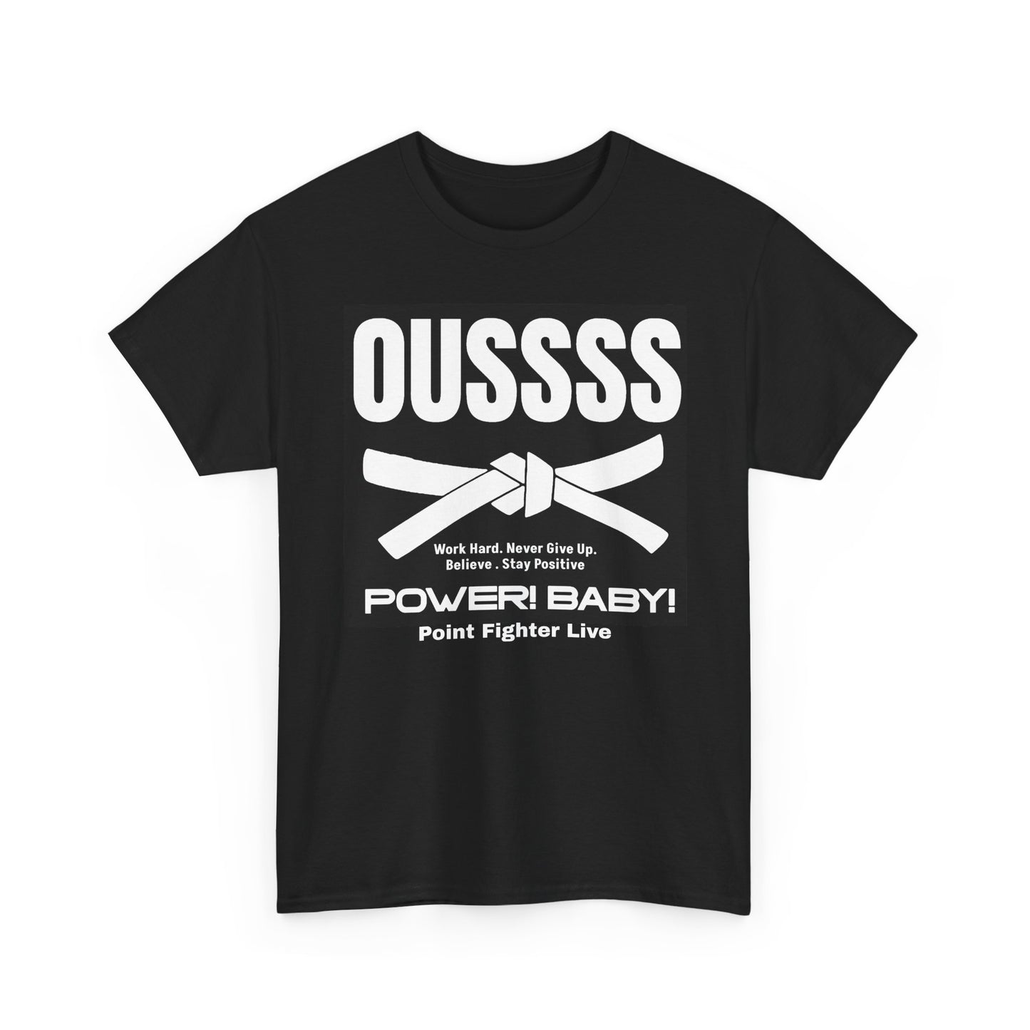 Ouss Power Baby Unisex Heavy Cotton Tee