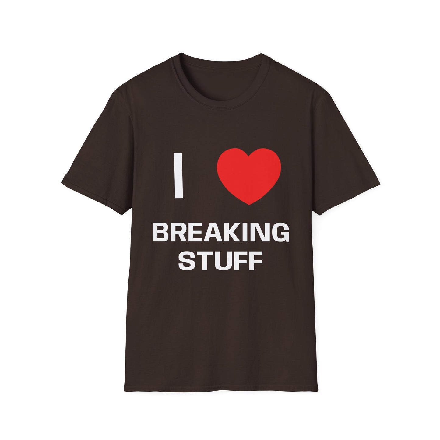 I  NY Breaking Stuff T-Shirt — Funny Urban Nostalgia Tee