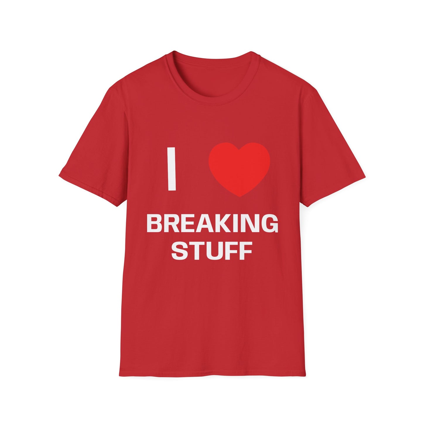 I  NY Breaking Stuff T-Shirt — Funny Urban Nostalgia Tee