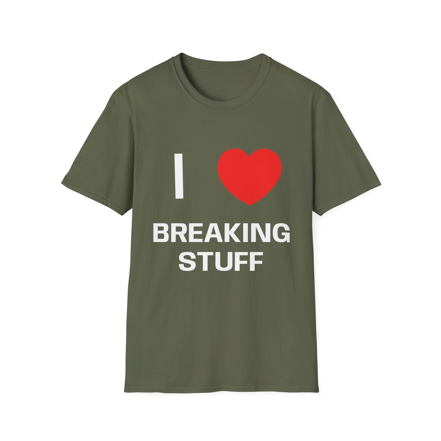 I  NY Breaking Stuff T-Shirt — Funny Urban Nostalgia Tee