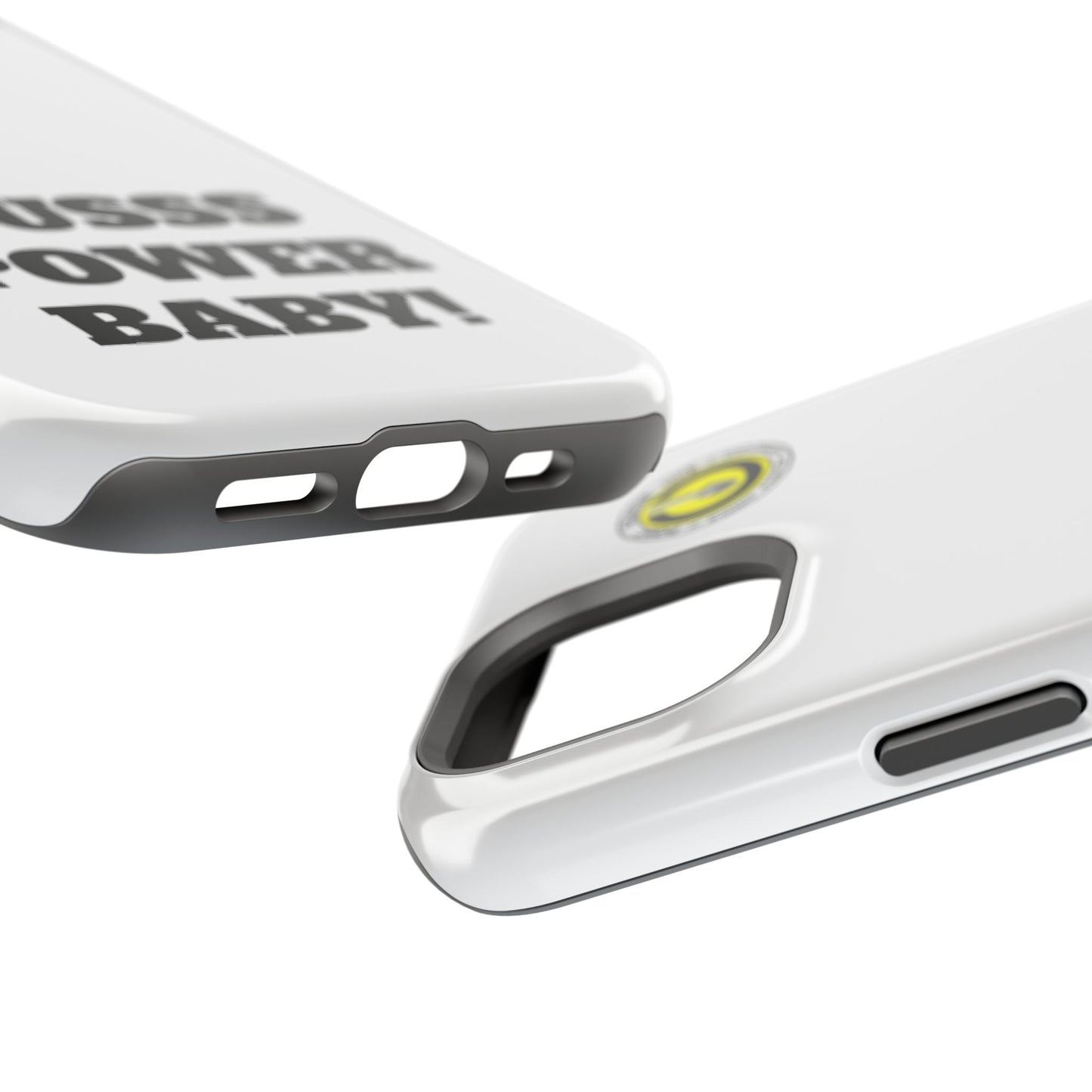 Impact-Resistant Phone Case — "OUSSS POWER BABY!" Bold Graphic