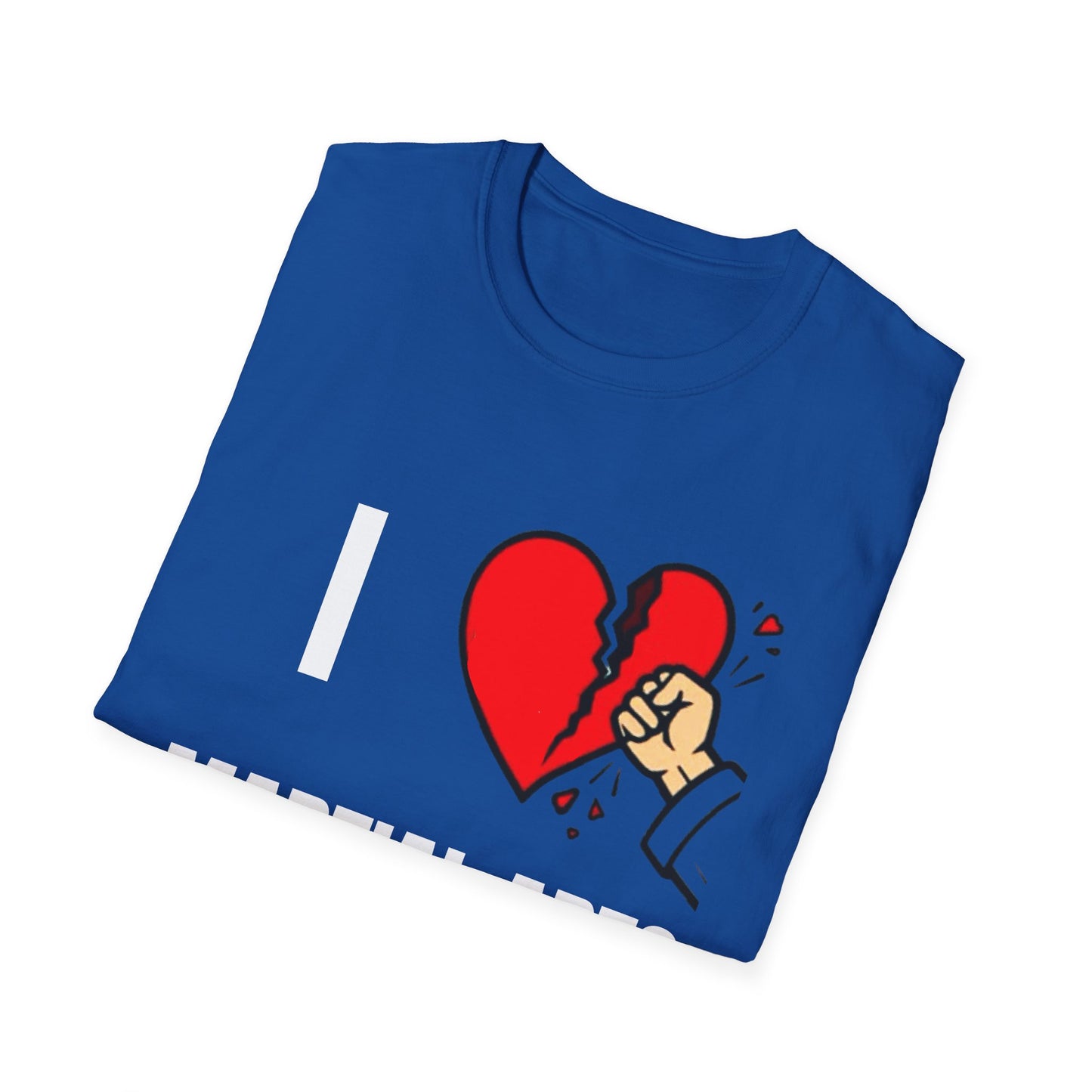 T-Shirt - Punch Through Broken Heart Graphic Tee