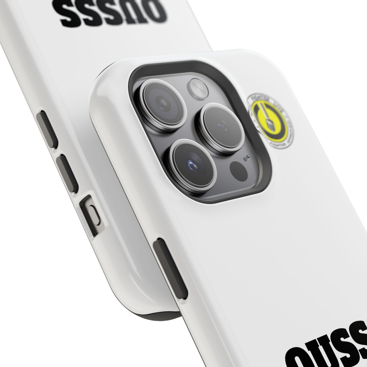 Impact-Resistant Phone Case — "OUSSS POWER BABY!" Bold Graphic