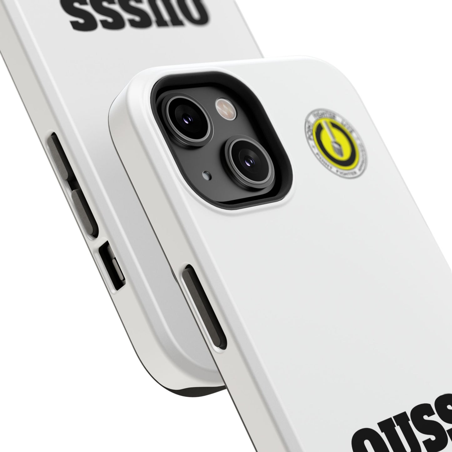 Impact-Resistant Phone Case — "OUSSS POWER BABY!" Bold Graphic