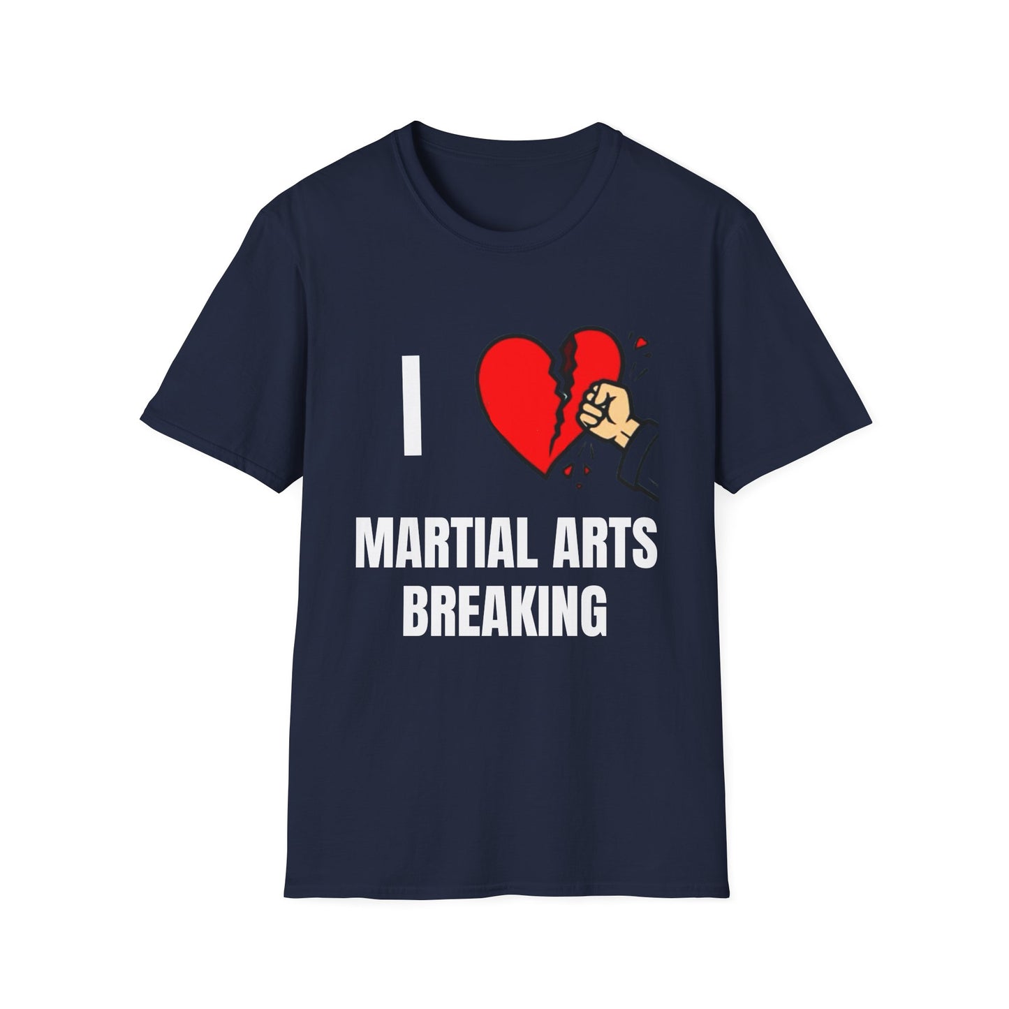 T-Shirt - Punch Through Broken Heart Graphic Tee