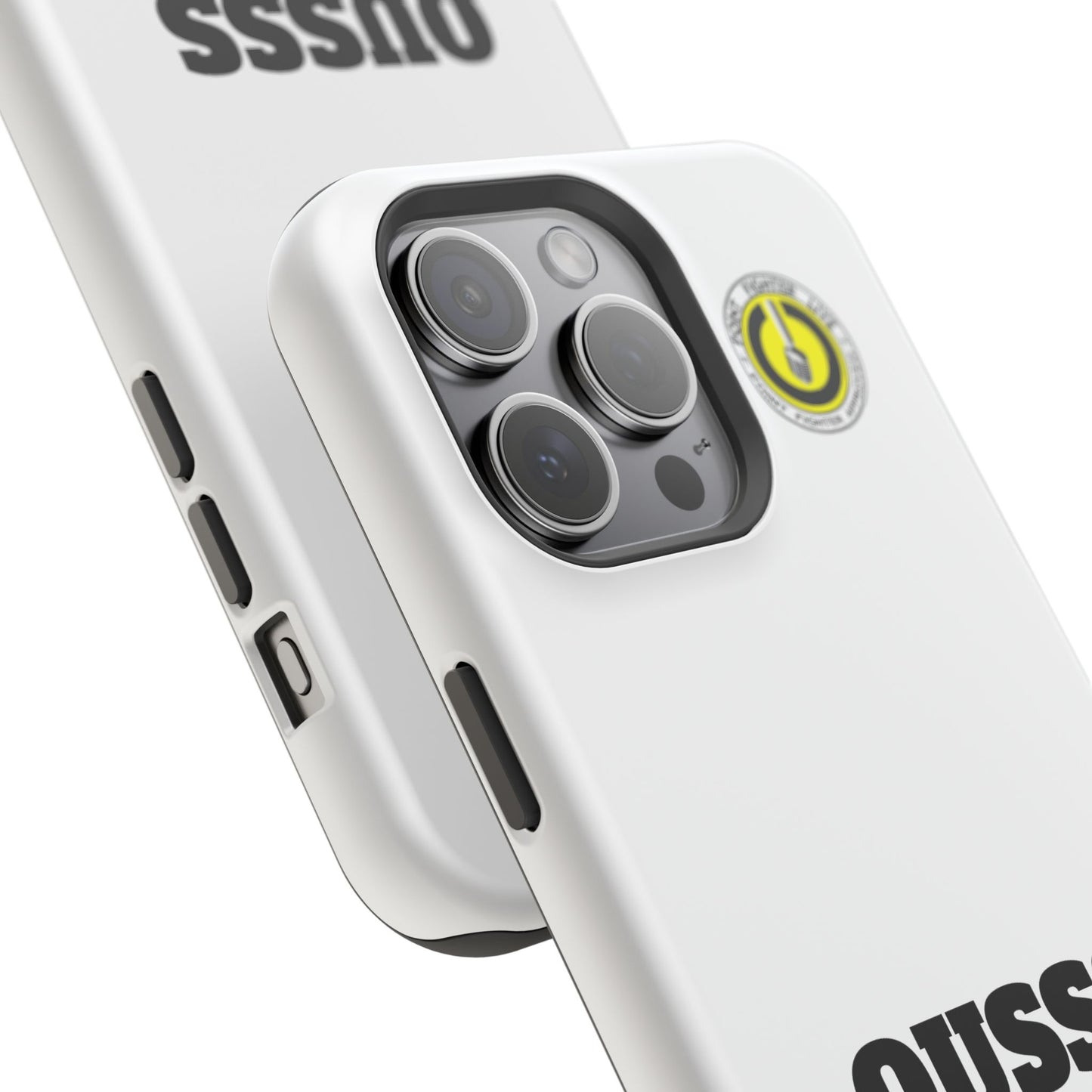 Impact-Resistant Phone Case — "OUSSS POWER BABY!" Bold Graphic