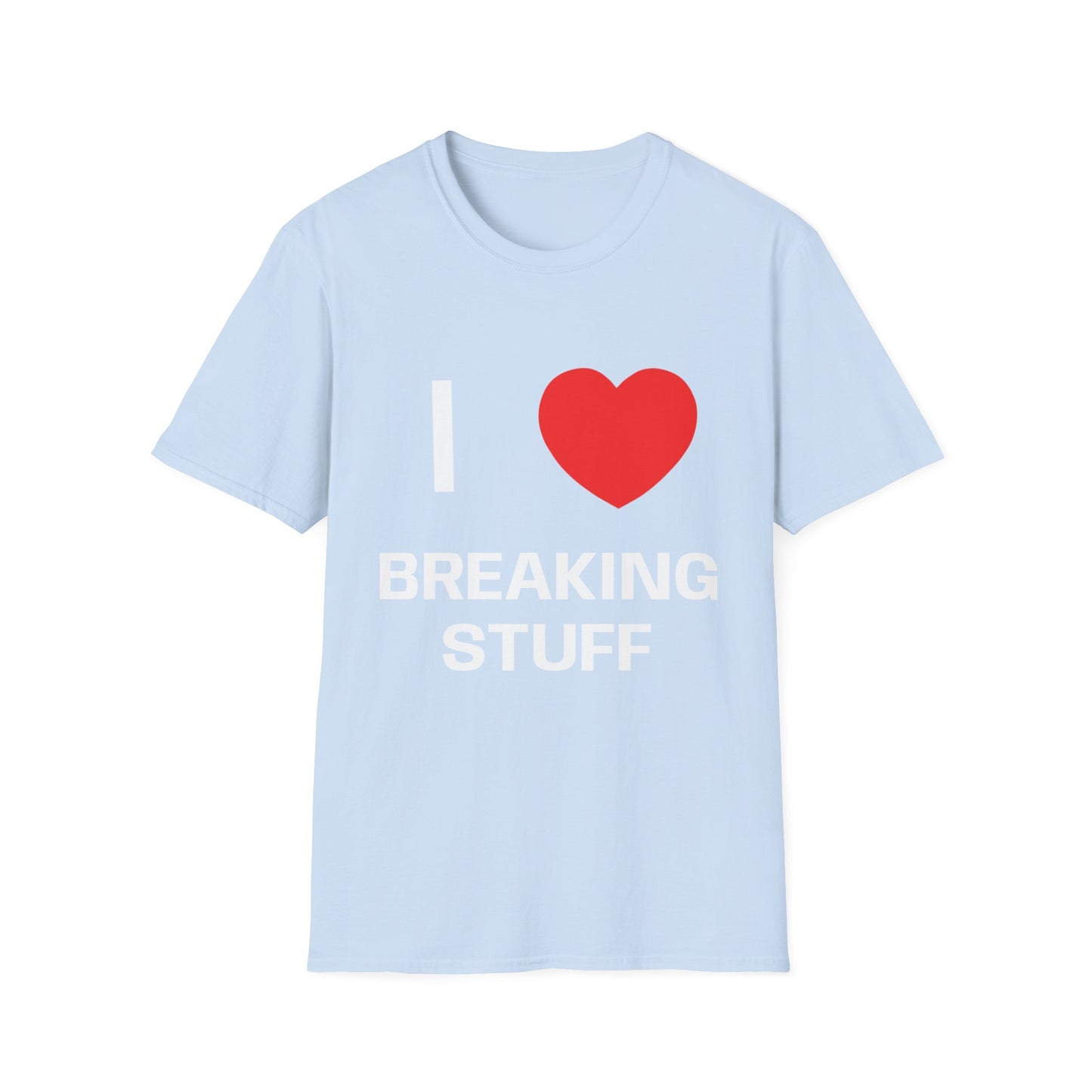 I  NY Breaking Stuff T-Shirt — Funny Urban Nostalgia Tee