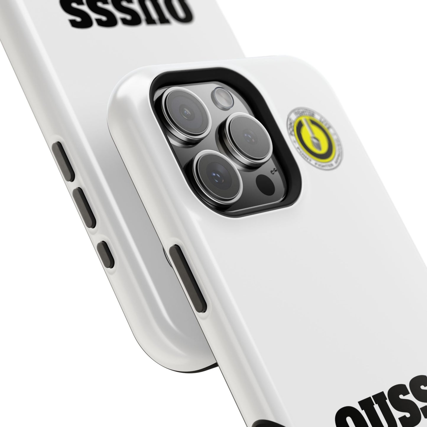 Impact-Resistant Phone Case — "OUSSS POWER BABY!" Bold Graphic