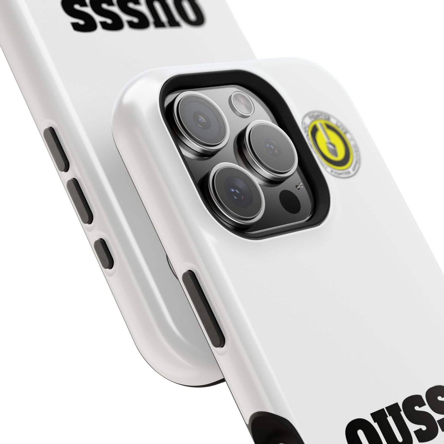 Impact-Resistant Phone Case — "OUSSS POWER BABY!" Bold Graphic