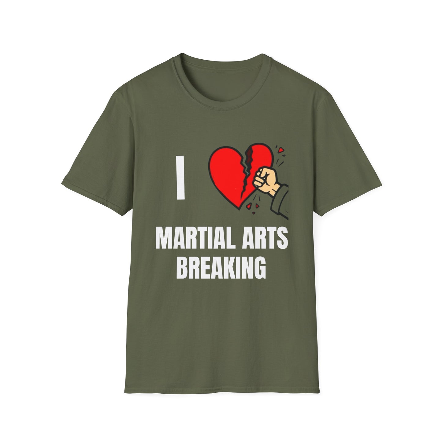 T-Shirt - Punch Through Broken Heart Graphic Tee