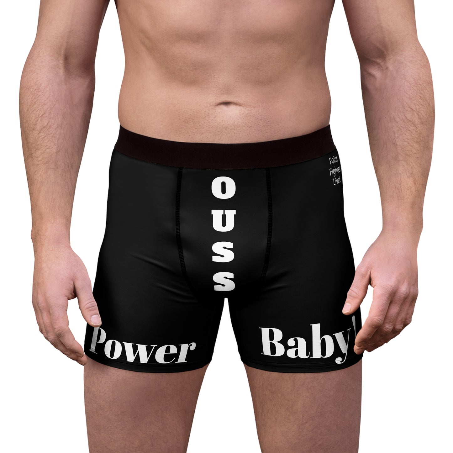 OU SSS Power Baby Boxer Briefs — Funny Mens Graphic Underwear