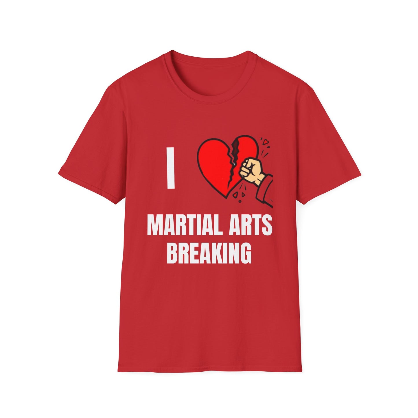 T-Shirt - Punch Through Broken Heart Graphic Tee