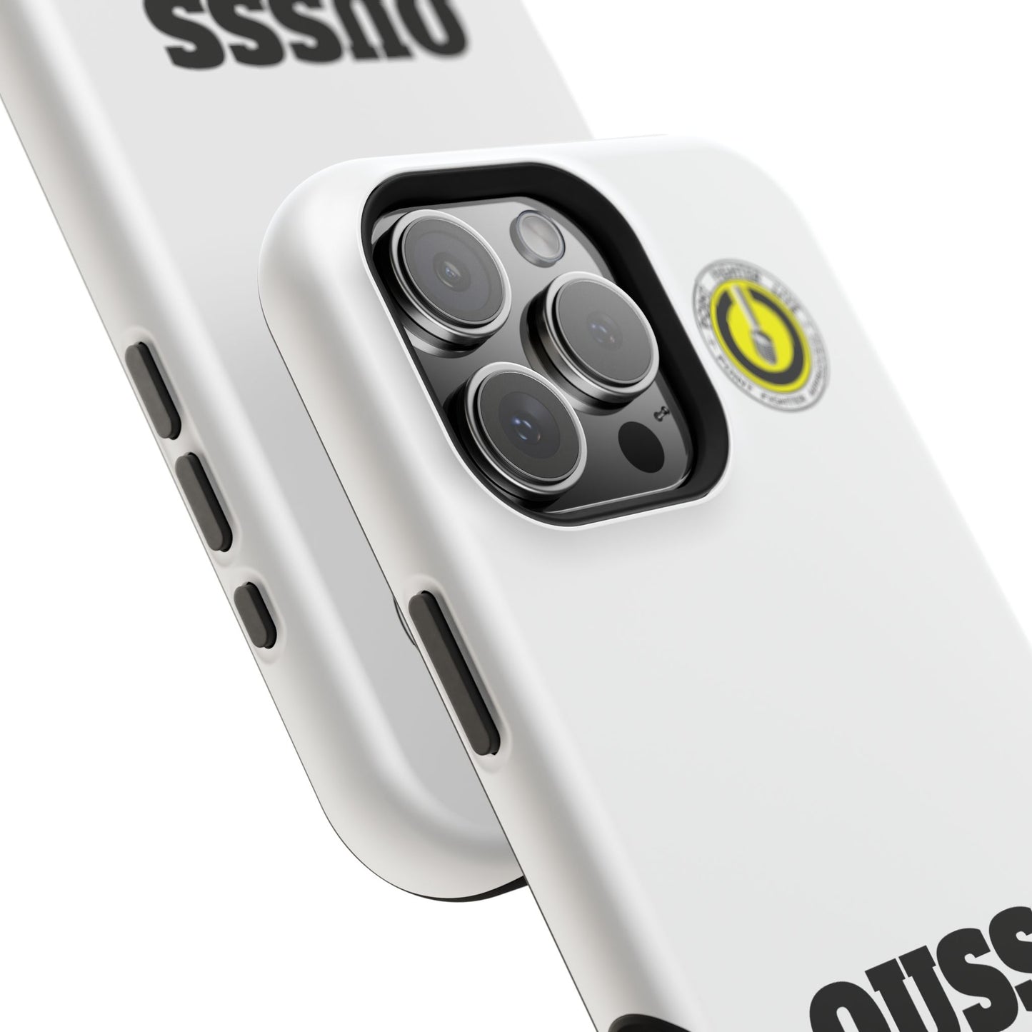 Impact-Resistant Phone Case — "OUSSS POWER BABY!" Bold Graphic