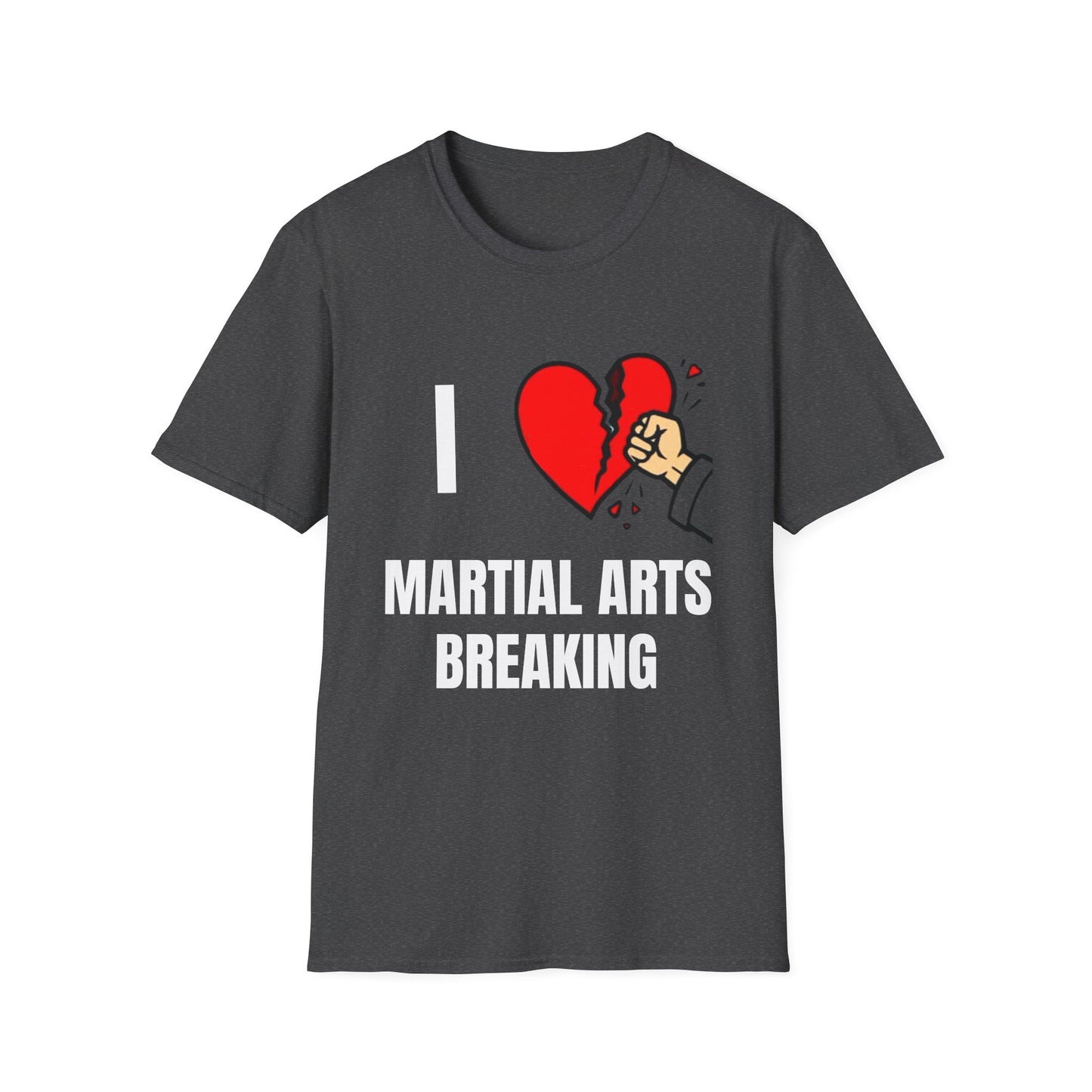 T-Shirt - Punch Through Broken Heart Graphic Tee
