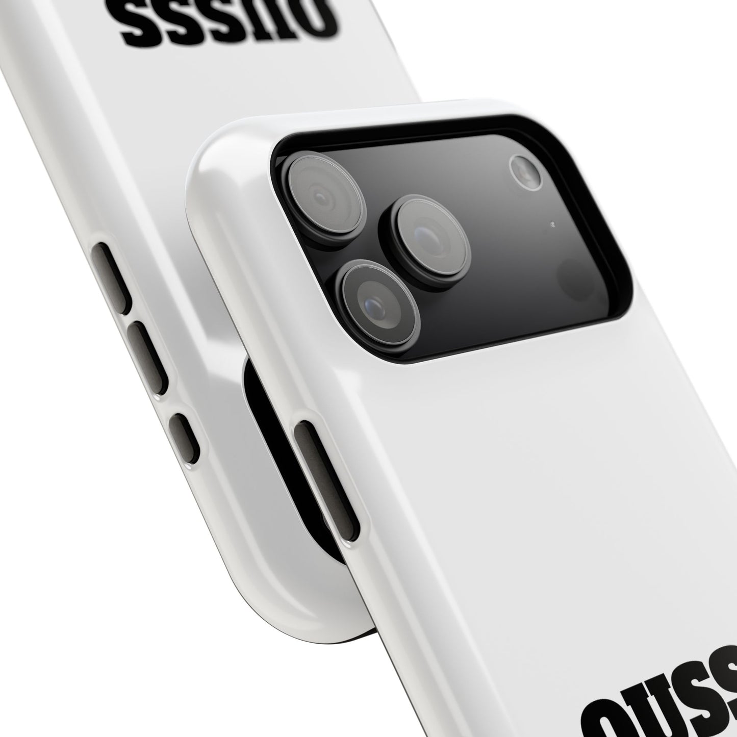 Impact-Resistant Phone Case — "OUSSS POWER BABY!" Bold Graphic