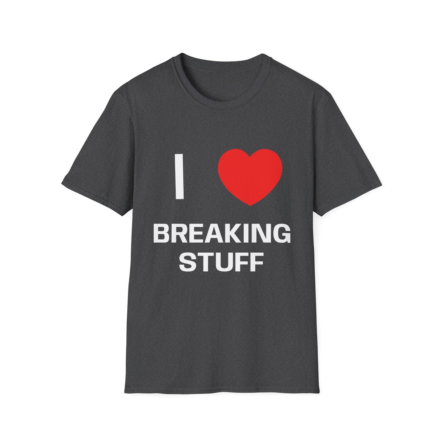 I  NY Breaking Stuff T-Shirt — Funny Urban Nostalgia Tee