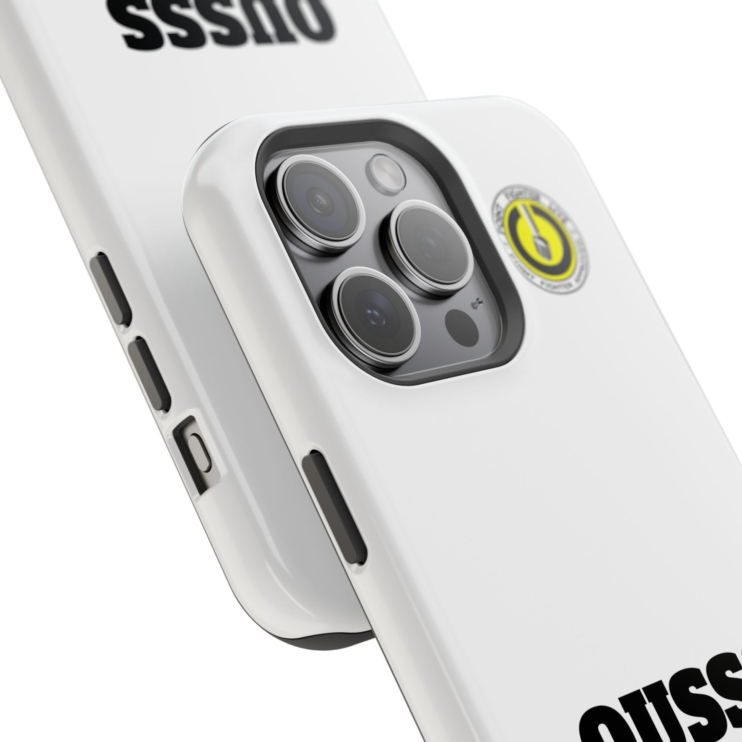 Impact-Resistant Phone Case — "OUSSS POWER BABY!" Bold Graphic