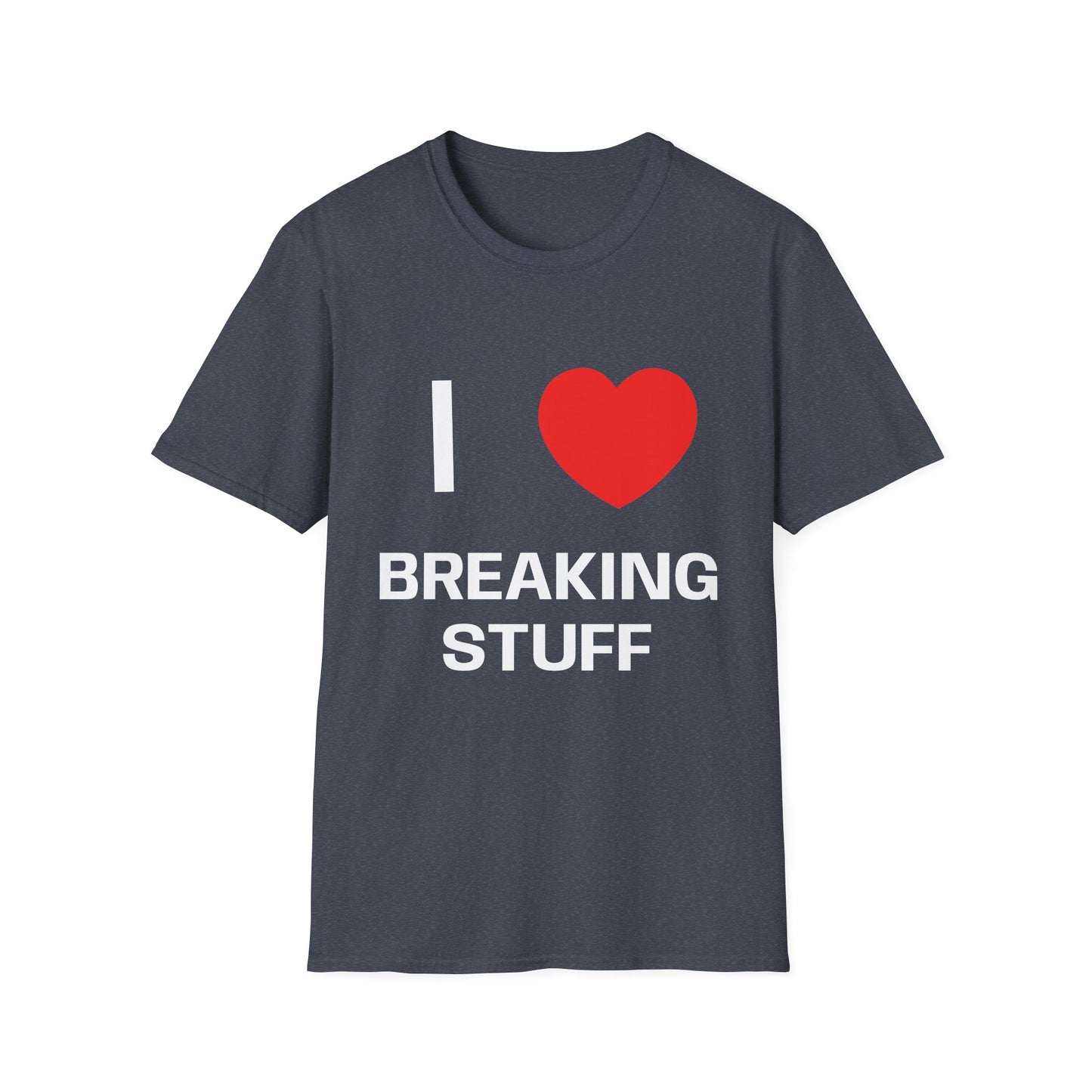 I  NY Breaking Stuff T-Shirt — Funny Urban Nostalgia Tee