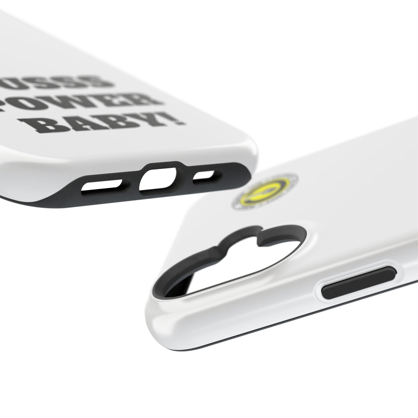 Impact-Resistant Phone Case — "OUSSS POWER BABY!" Bold Graphic