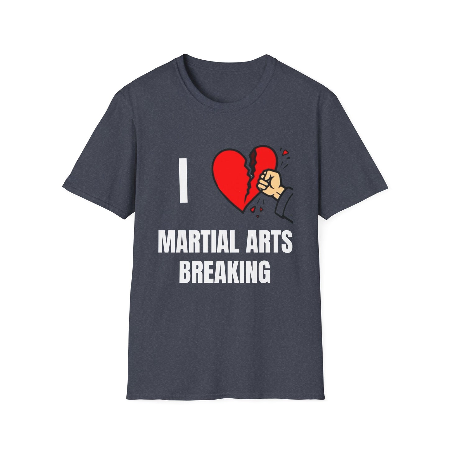 T-Shirt - Punch Through Broken Heart Graphic Tee