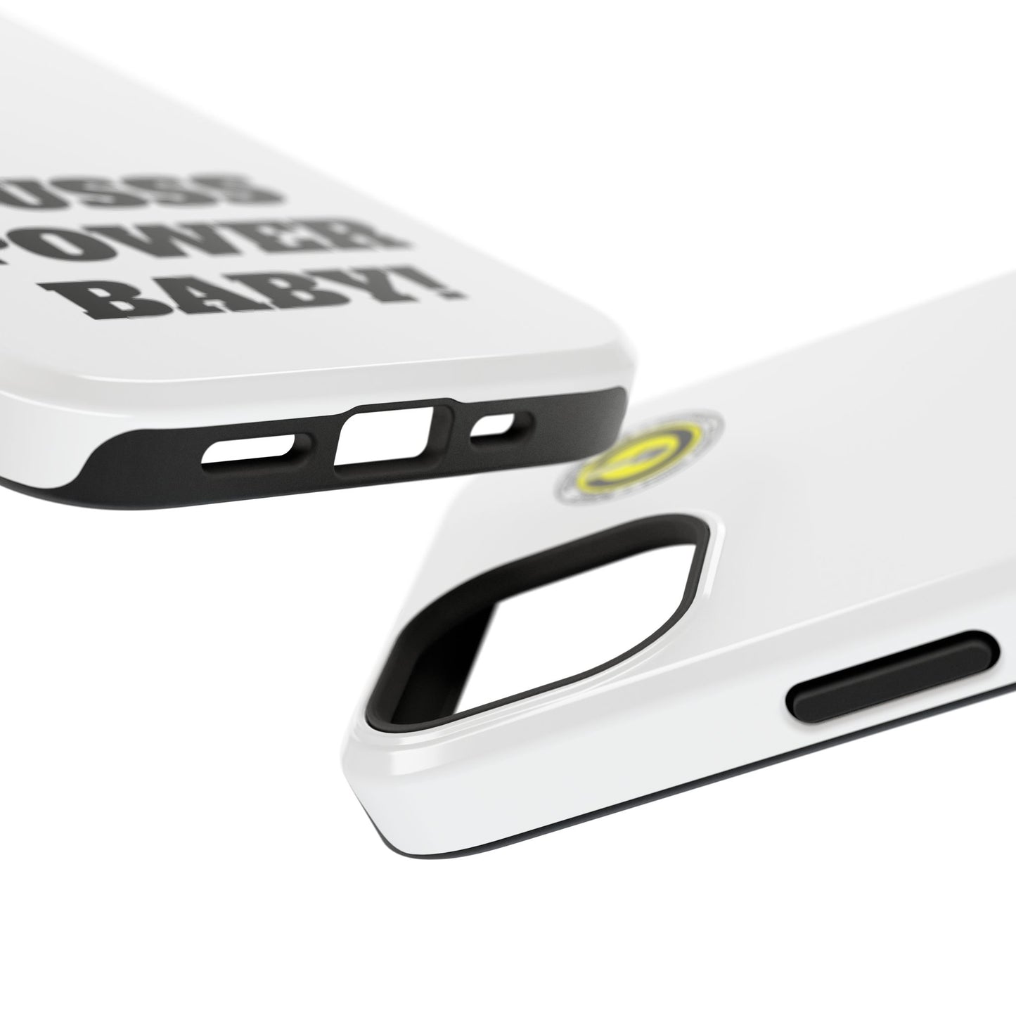 Impact-Resistant Phone Case — "OUSSS POWER BABY!" Bold Graphic