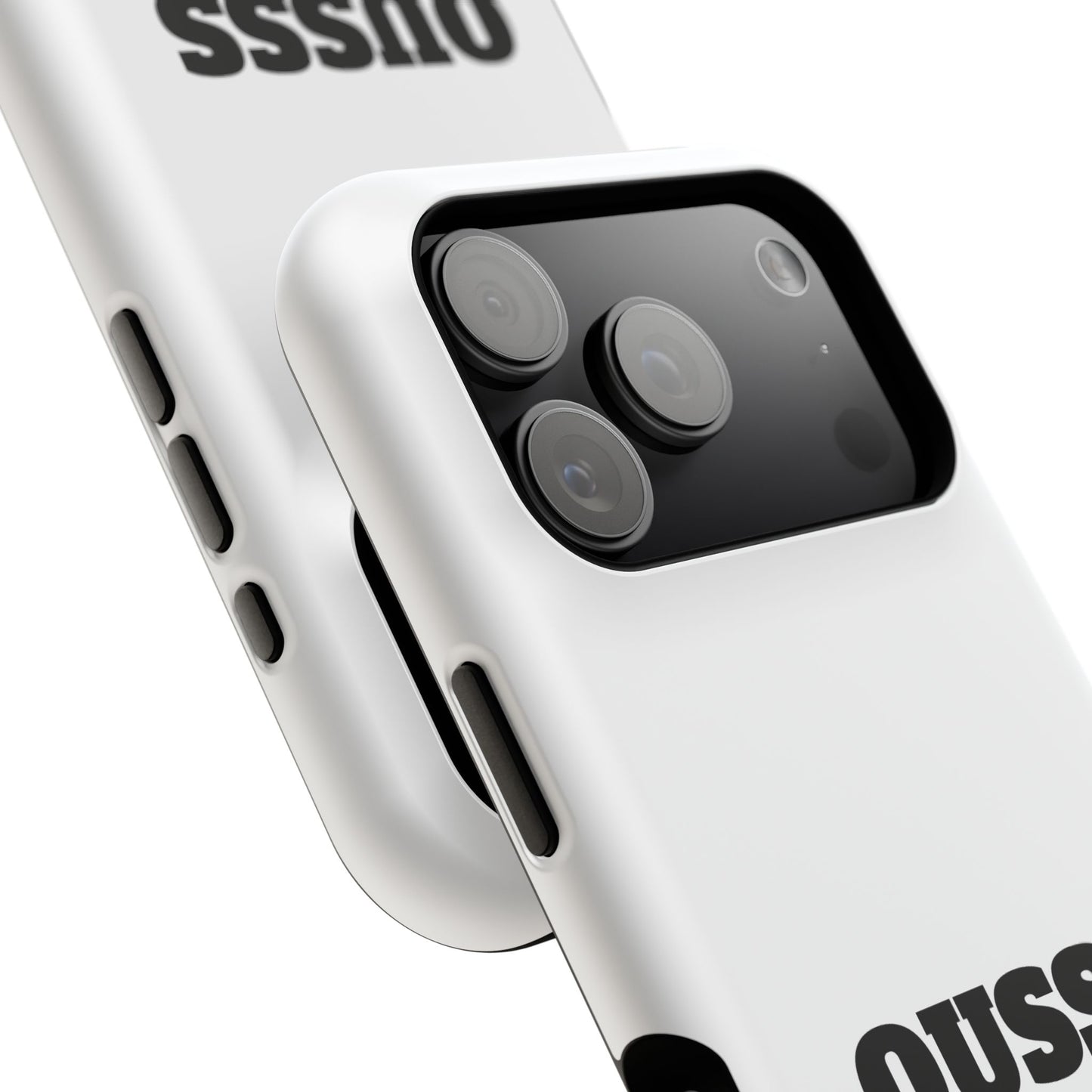 Impact-Resistant Phone Case — "OUSSS POWER BABY!" Bold Graphic