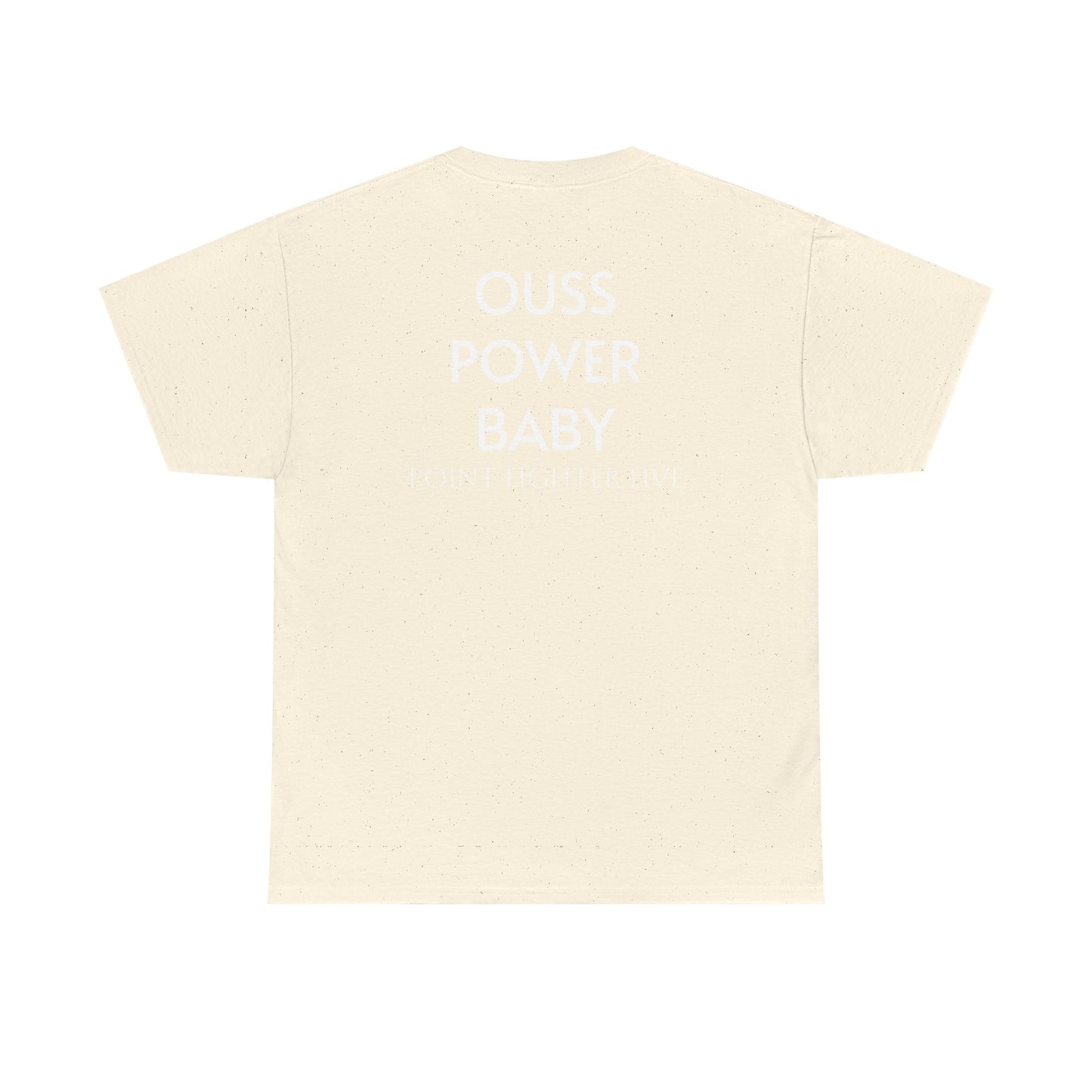 Motivational Quote Tee — "Work Hard. Never Give Up. Believe in Yourself. Stay Positive."