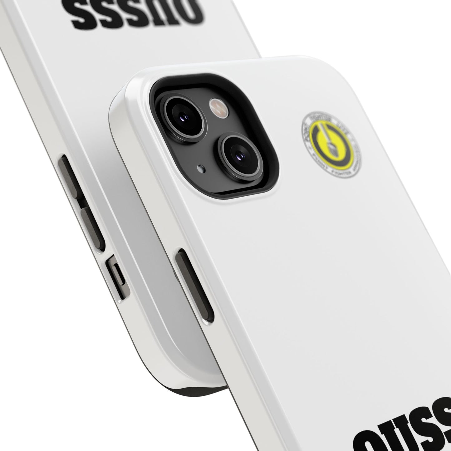 Impact-Resistant Phone Case — "OUSSS POWER BABY!" Bold Graphic