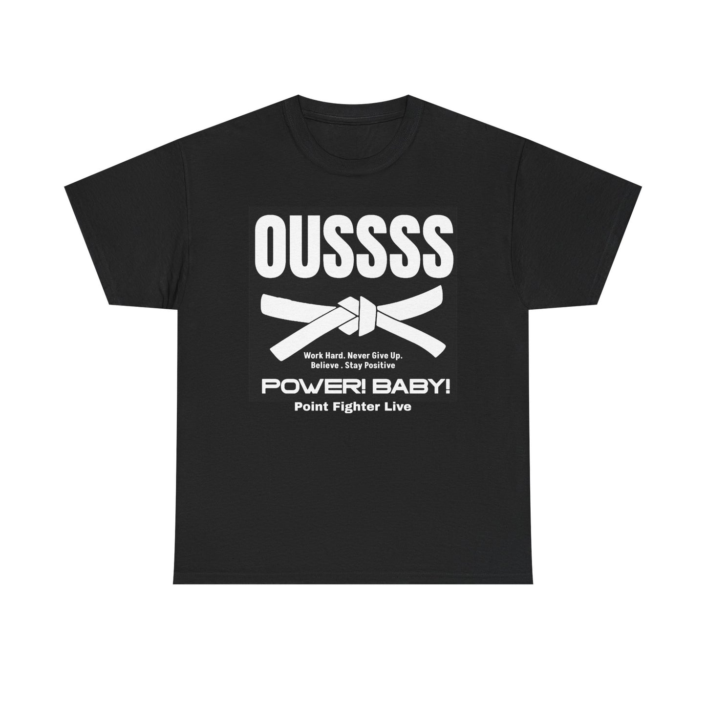 Ouss Power Baby Unisex Heavy Cotton Tee
