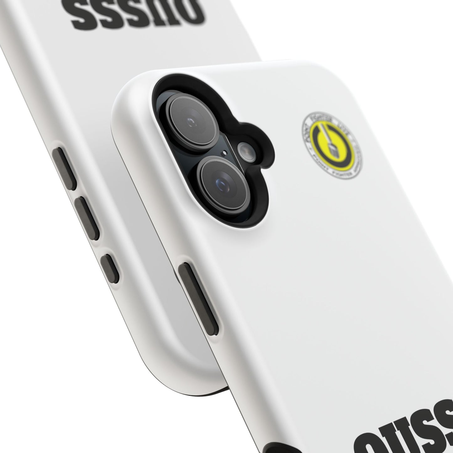 Impact-Resistant Phone Case — "OUSSS POWER BABY!" Bold Graphic