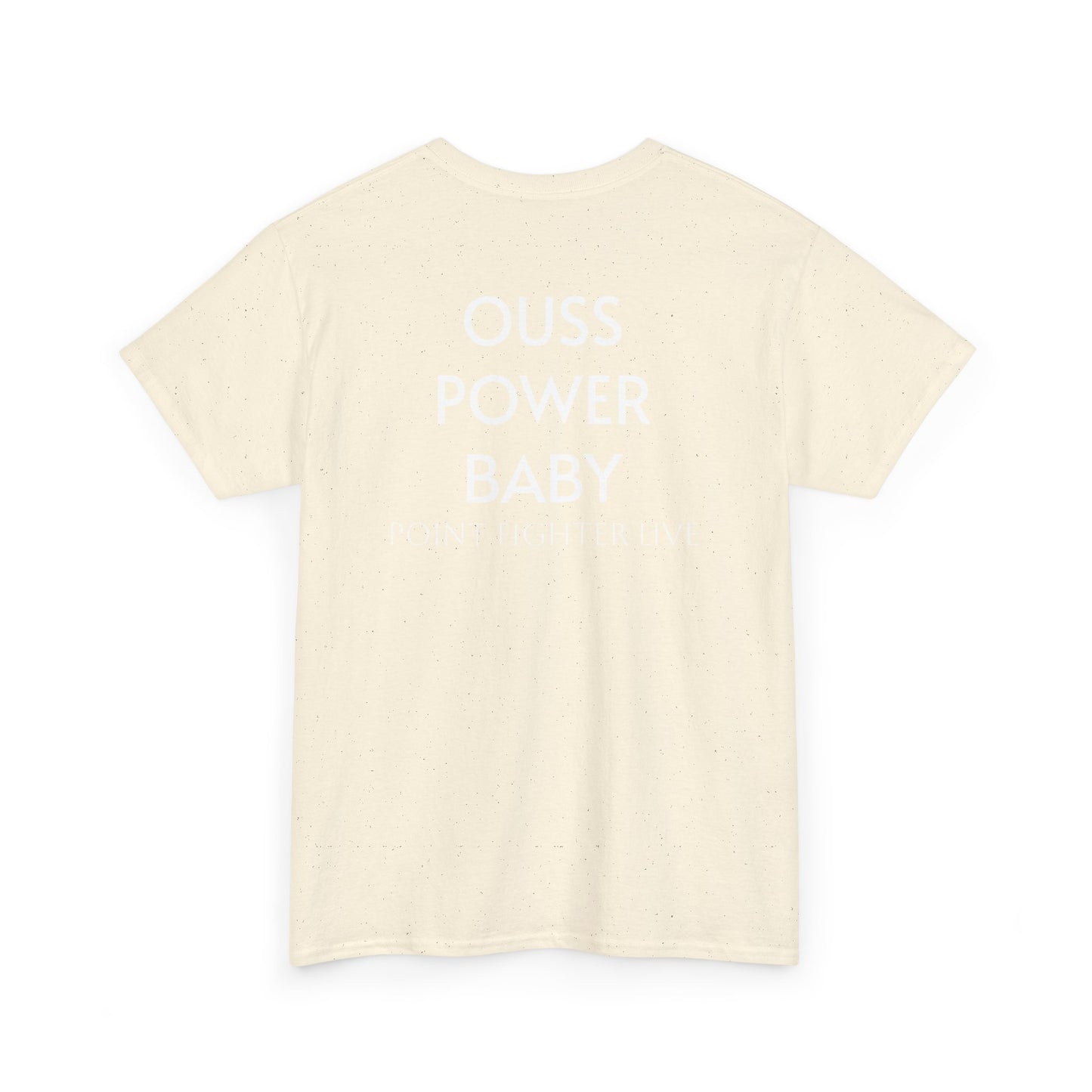 Motivational Quote Tee — "Work Hard. Never Give Up. Believe in Yourself. Stay Positive."