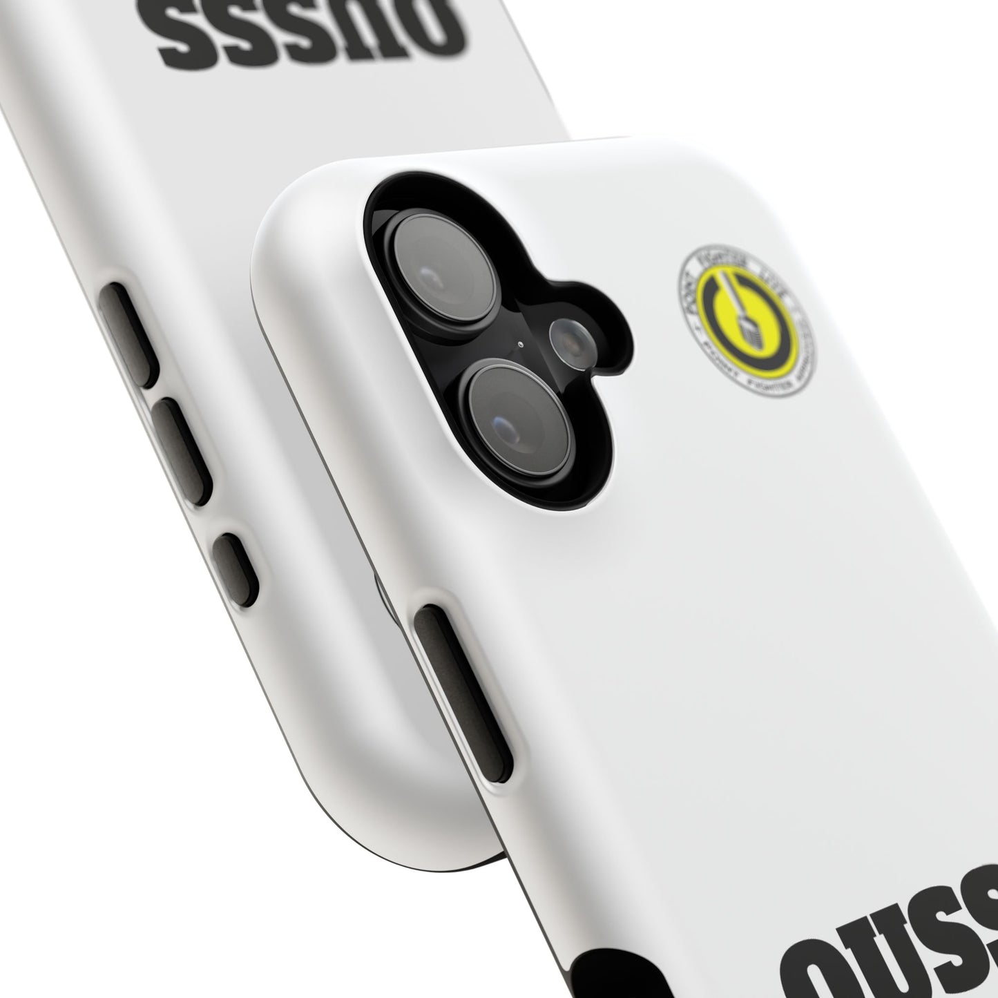Impact-Resistant Phone Case — "OUSSS POWER BABY!" Bold Graphic