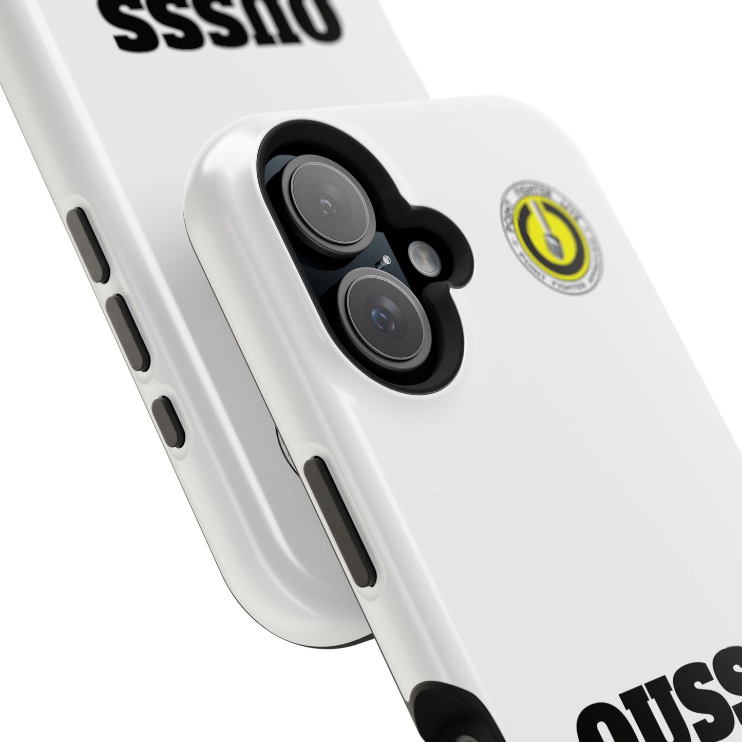 Impact-Resistant Phone Case — "OUSSS POWER BABY!" Bold Graphic