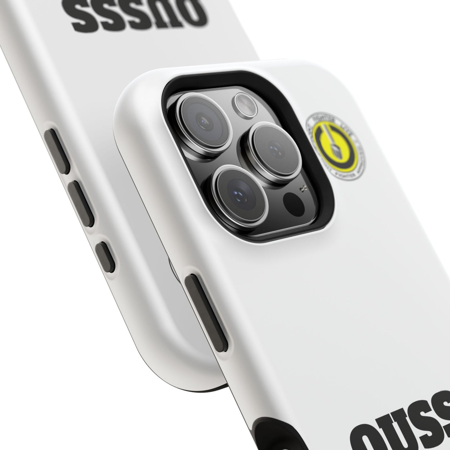 Impact-Resistant Phone Case — "OUSSS POWER BABY!" Bold Graphic